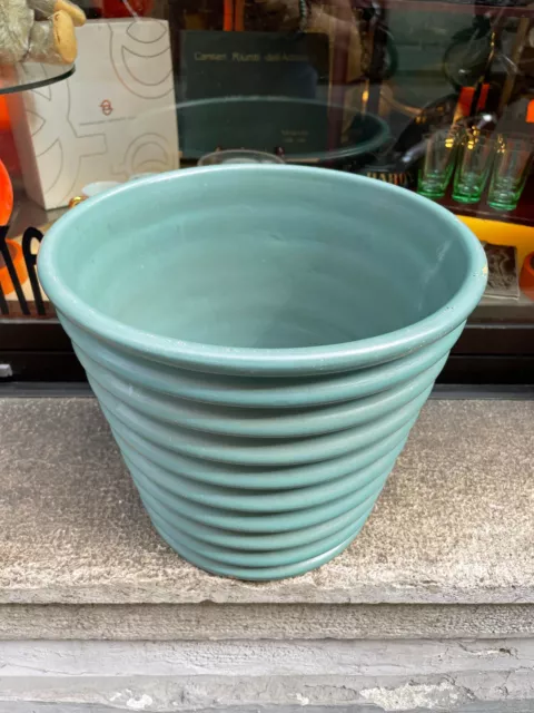 RICHARD GINORI Giò Ponti CERAMICA GRANDE cachepot vaso 1930 art decò 2