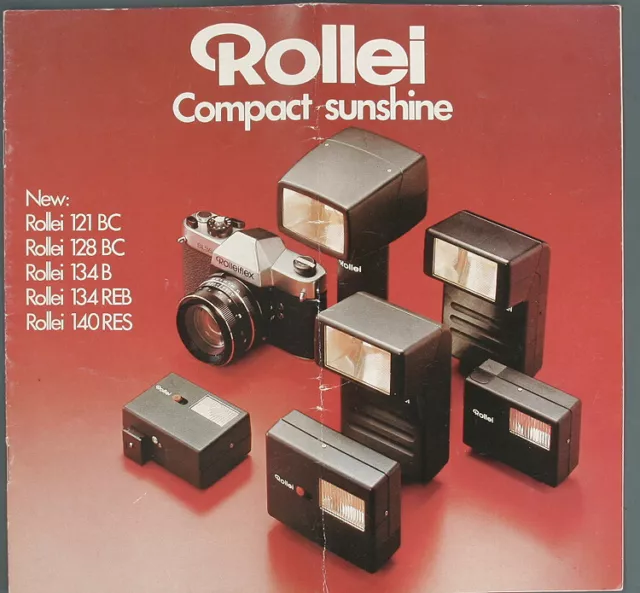 Folleto Flash Rollei Sol Compacto 1974/133914