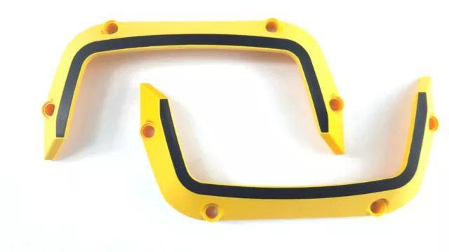 2x New Yellow Lego Technic Panel Car Mudguard 15 x 2 x 7 part 46882 6316344