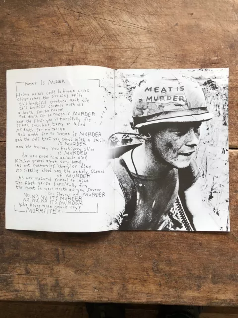 The Smiths Tour Programme Meat is Murder