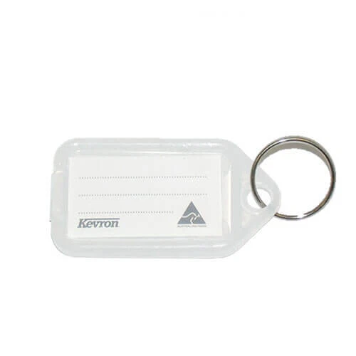 CLEAR Kevron Key Tags (50pk)