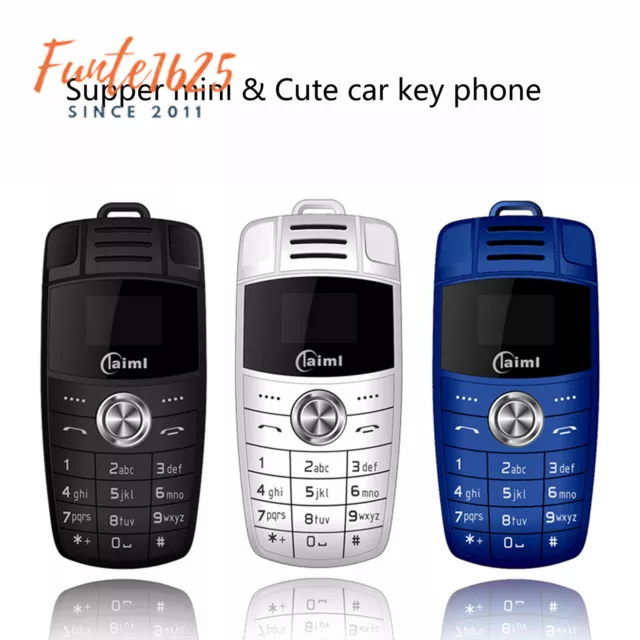 Super Mini X6 Car Key Design Mobile Phone Dual Sim Bluetooth Unlocked mini Phone