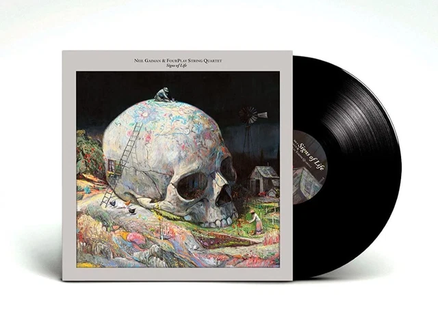 Neil Gaiman & Fourplay String Quartet Signs of Life BLACK VINYL LP NEW/SEALED