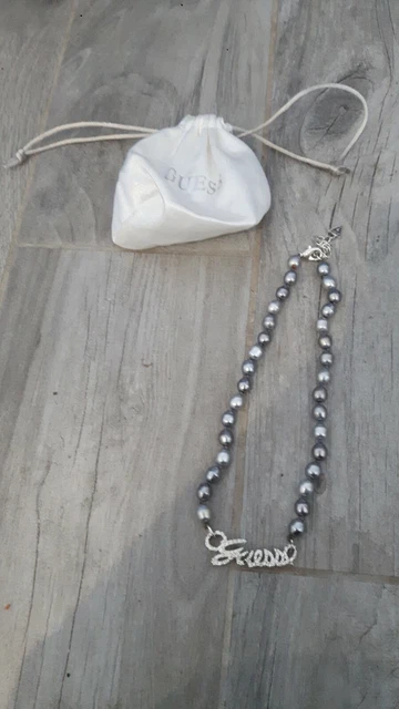 Collier Ras-du-cou Vintage Vert Perles Plastique Scintillantes – Super état, 40cm
