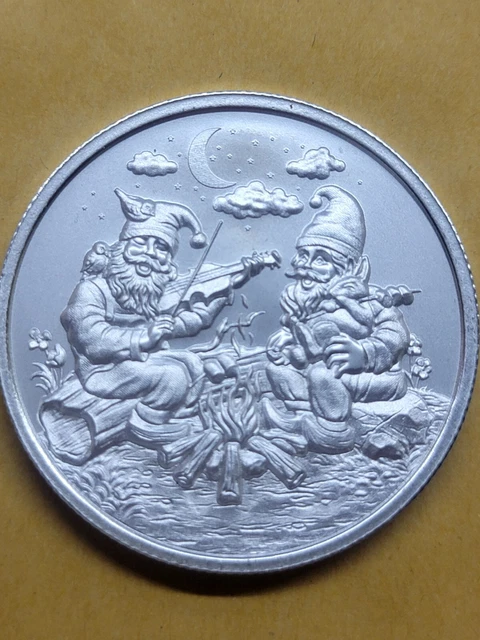 2023 The Nomes Highly Collectable  1 Troy Oz.  Fine Silver Collectable Coin