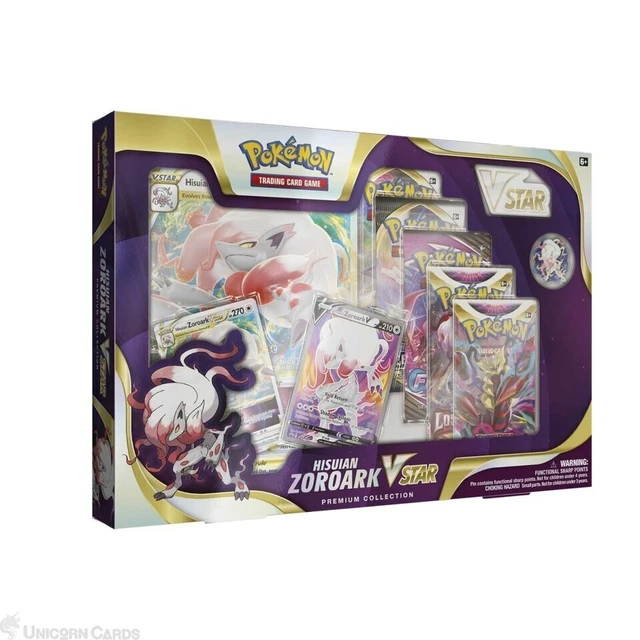 Pokemon TCG: Hisuian Zoroark VSTAR Premium Kollektion