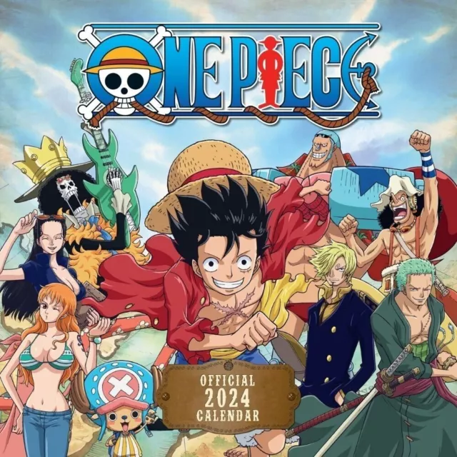 ONE PIECE ANIME 2024 Calendar Square Officially Licensed 14.22