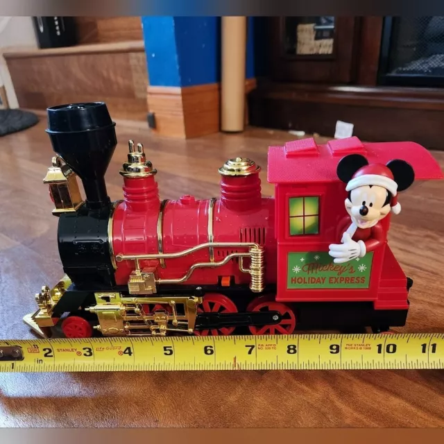 Disney Mickey Mouse Bump and Go Train. Christmas Collectible