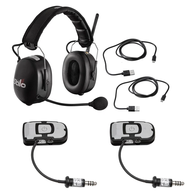 Stilo Verbacom Pit to Auto Communication System - 1 x cuffie pot e 2 x kit auto