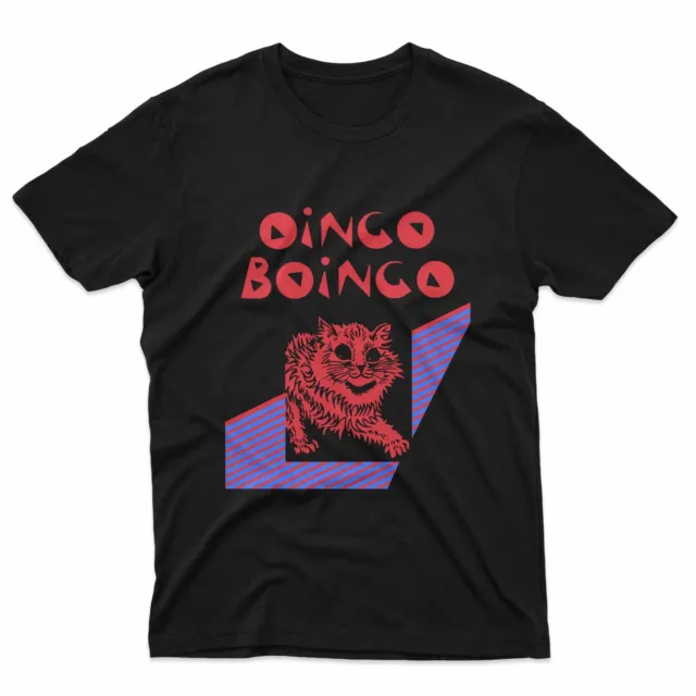 Vintage Cat Oingo Boingo 1982 Music Tour Concert 82 Tee Cotton 80S T-Shirt