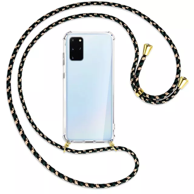 Collier pour Samsung Galaxy S20 Plus camouflage (O) Etui Coque avec cordon