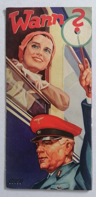 German Railway Brochure and Timetable Summer 1937