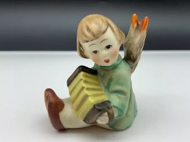 Hummel Figura Ángel / Candelabro Con Harmonika 6 Cm. 1 Wahl. Estado Perfecto