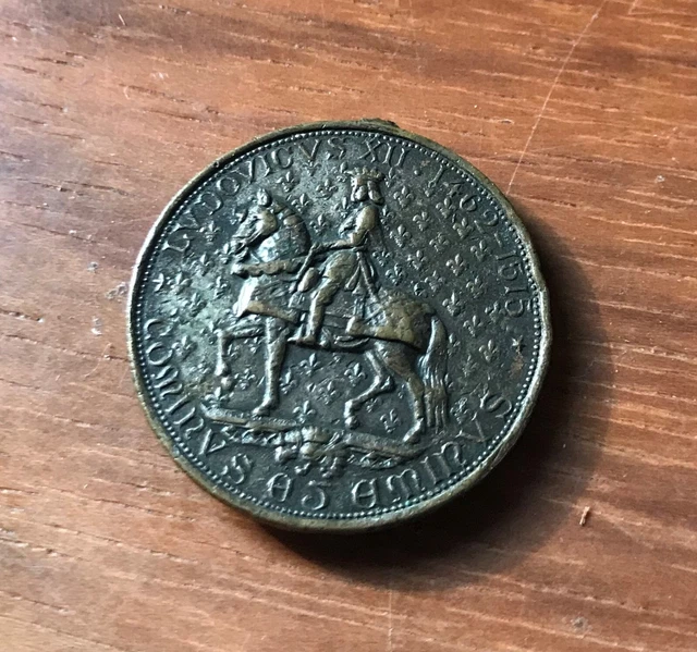 Medaille Louis Xii (1462-1515) ¤ Cominus Et Eminus ¤ Bronze