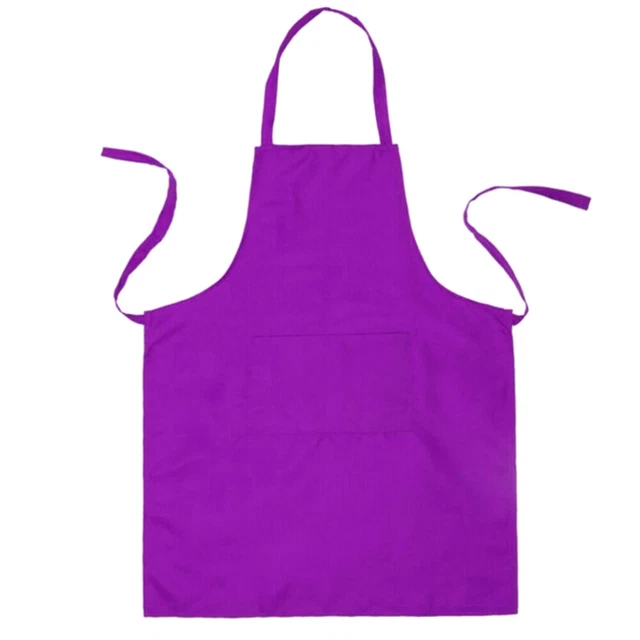 Delantal de pezo Pure Color Neck Strap impermeable restaurante y cocina
