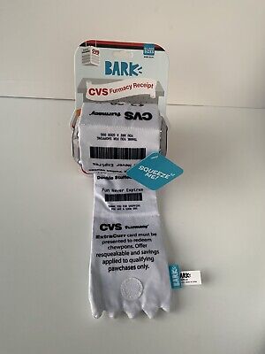NEW Bark Box BarkBox CVS Pharmacy FURMACY RECEIPT Dog Toy HTF Rare NWT