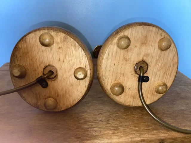 ￼ A Pair Of Lovely Open Barley Twist Table Lamp Converted From Candle Holders 3