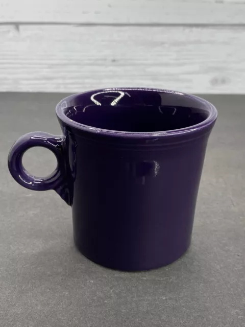 Fiesta Ware HCL USA Purple Plum Ring Handle Coffee Mug