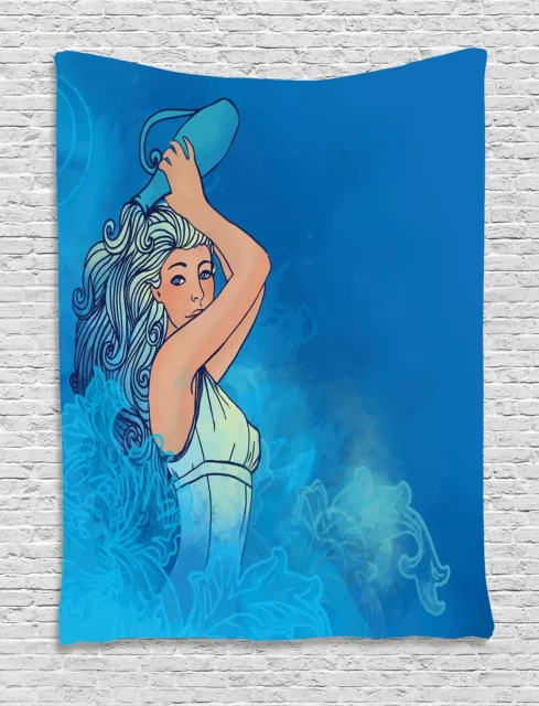 Zodiac Tapestry Wall Hanging Decoration for Room 2 Sizes Available Ambesonne