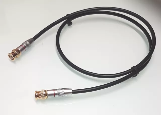 ✅HighEnd Videokabel "RG 59" / beidseitig mit vergoldeten BNC-Steckern / 75 Ohm✅