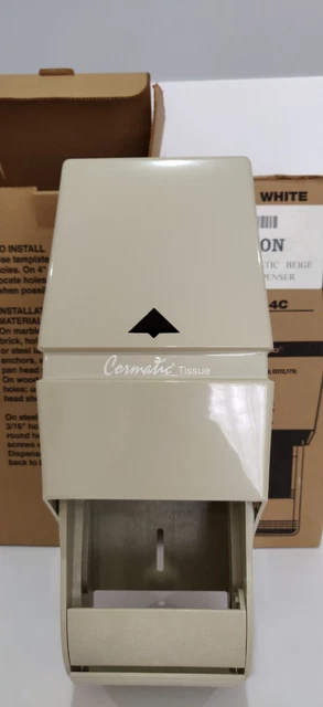 Georgia Pacific Cormatic S-4C Beige  2 Roll Bath Tissue Dispenser Lot Of 2