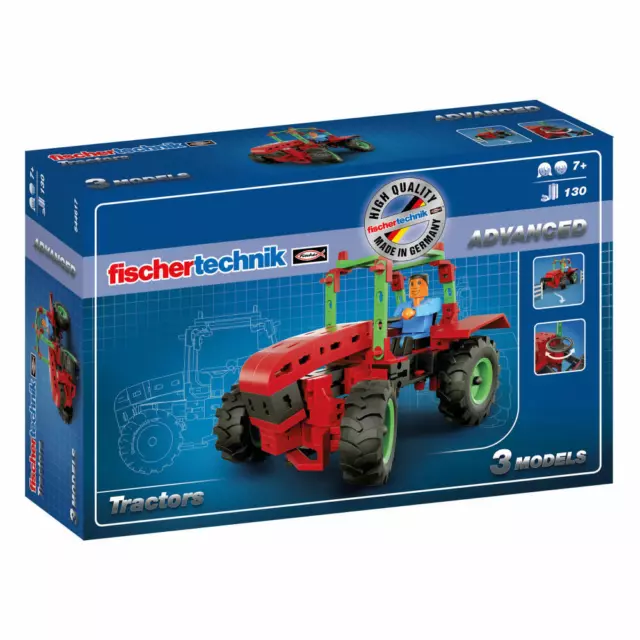 fischertechnik Advanced Tractors 130tlg Kinder Baukasten Konstruktionsspielzeug