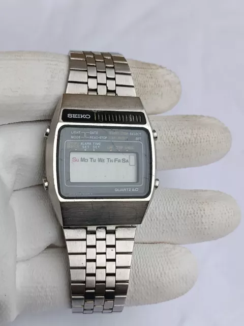 VINTAGE SEIKO 70 S DIGITAL A158 5060 ALARM CHRONOGRAPH WATCH