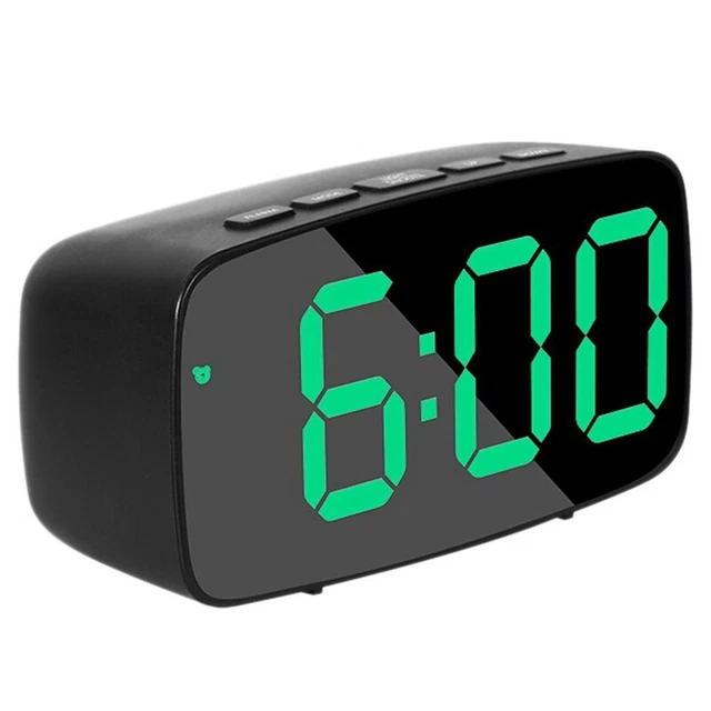 RéVeil NuméRique Intelligent de Chevet, Horloge de Bureau USB de  à LED Ver3495