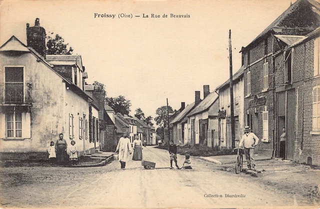 Carte Postale Ancienne Dept 60 Oise  - Froissy la rue de Beauvais