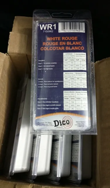 (5) Bars DICO WR1 White Rouge Buffing Compound 7100962