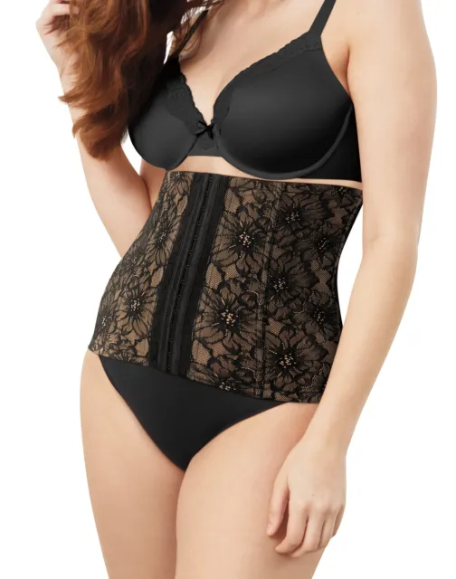 Maidenform Waistnipper Shapewear Firm-Control Lace Cool Comfort Hook Eye Closure