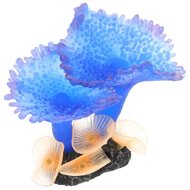 Decorazione Corallo Artificiale Per Acquario - Piante Subacquee Colorate In Resina - Foto 11