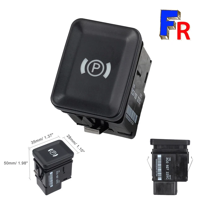 Bouton Frein à Main Parking Électrique Compatible 3C0927225A 3C0927225B 3C0927225C - Pour Passat B6