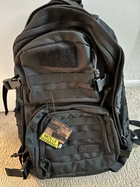 Highland Tactical Brand Major Backpack - HL-BP-60 Black