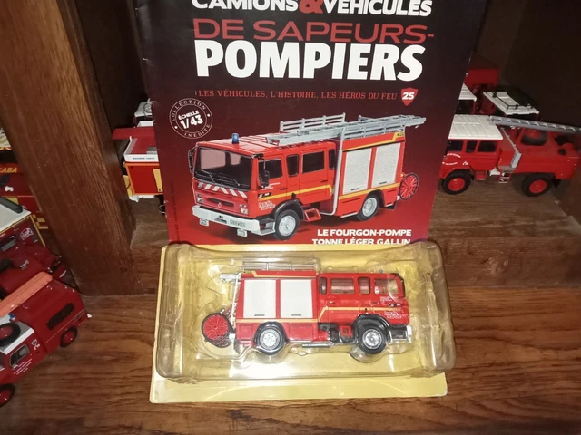 VEHICULE NEUF 1/43 POMPIERS RENAULT VI S180 HAUTE SAVOIE - HACHETTE N