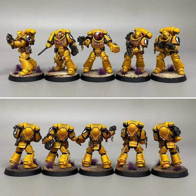 Bandai Imperial Fists Space Marine Primaris Intercessor Yellow NEW Warhammer 40K