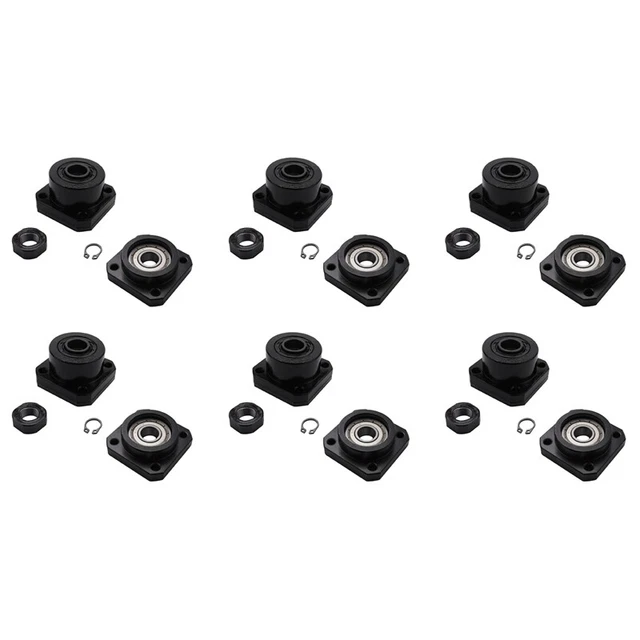 6X FK12 FF12 Halterung für Umlauf Spindel 1605 FK12 Feste Seite FF12 SJ2W1