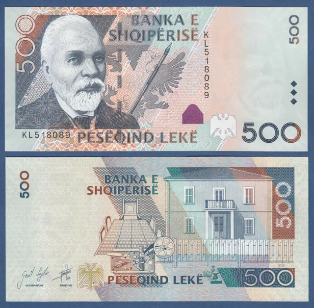 ALBANIEN / ALBANIA 500 Leke 2015  UNC  P.72 b