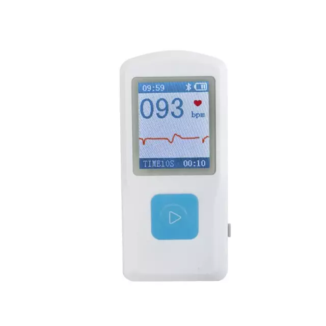Portable Handheld ECG Machine Bluetooth USB Heartbeat Monitoring For Home