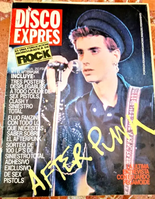 Revista Disco Expres Nº1 Especial Afterpunk De 1983. Contiene Posters De Sex Pis