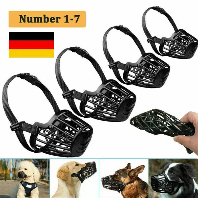 Hund Maulkorb Ultra Muzzle 7 Größen Hundemaulkorb Beißkorb Maulband Stirnriemen