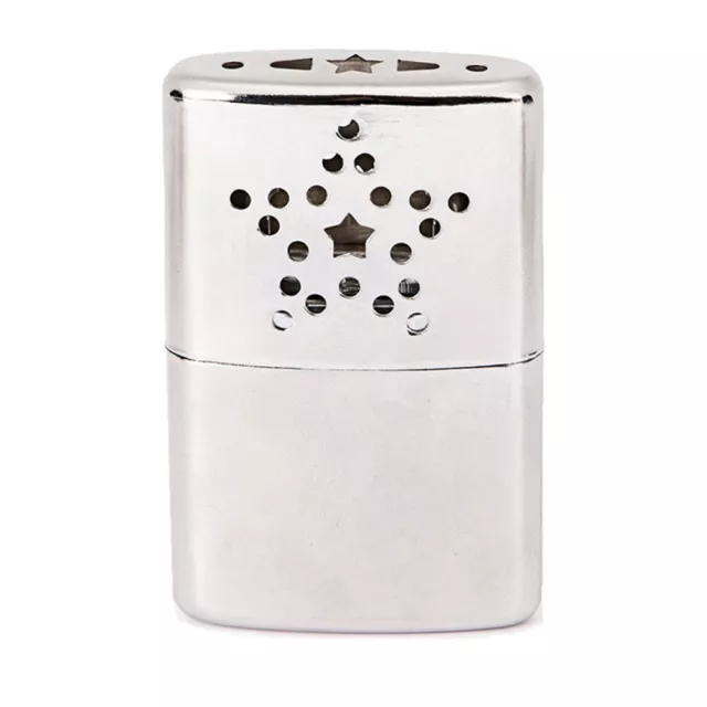 Compact Stainless Steel Hand Warmer for Cold Weather and Winter Adventures