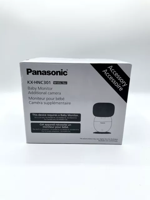 Panasonic Baby Monitor Additional Camera with Remote Pan/Tilt/Zoom KX-HNC301W