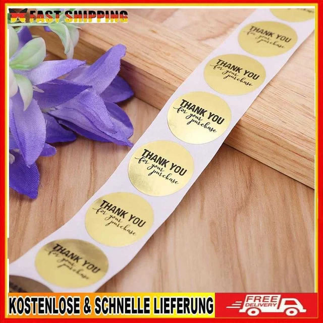 500pcs Thank You for Your Business Stickers Seal Labels Envelope Card Stickers