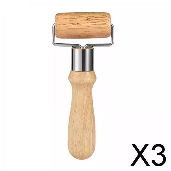 3X Nudelholz Aus Holz, T-Form, Antihaftbeschichtet, Für Brot, Nudeln,