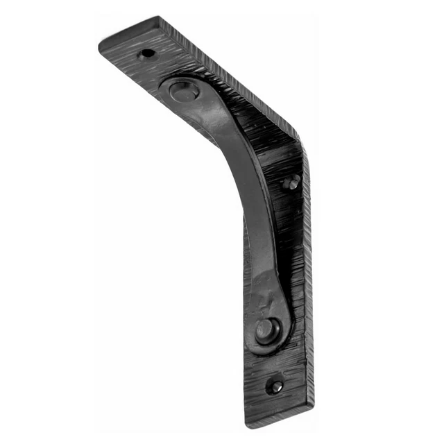 2 Pack 5" Forged Iron Metal Shelf Bracket For Open Floating Shelves