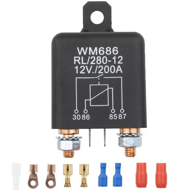 12V 120A For Car Trucks Relay Battery Isolating Relay Peak Load DC 12V WM686 NEW