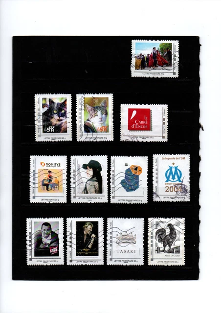 Lot De 20 Timbres Collectors Différents - Timbres Prioritaires 20g, Neufs Sans Charnière