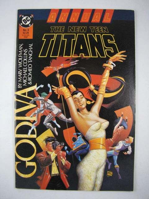 DC Comics The New Teen Titans Annual #3 1987 1st app Danny Chase, Phantasm