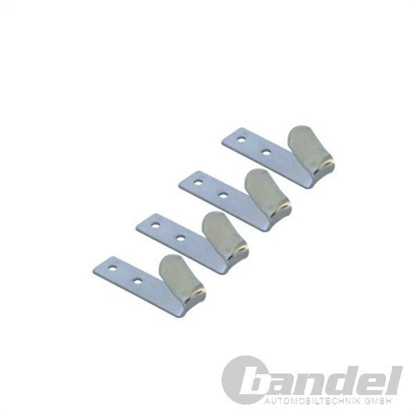 SET GANCI A VITE 4 PEZZI RETE TRASPORTO RIMORCHIO RETE SICUREZZA 72mm